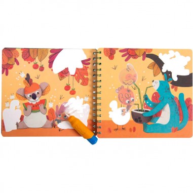 Peinture pinceau magique Dans la jungle - Moulin Roty