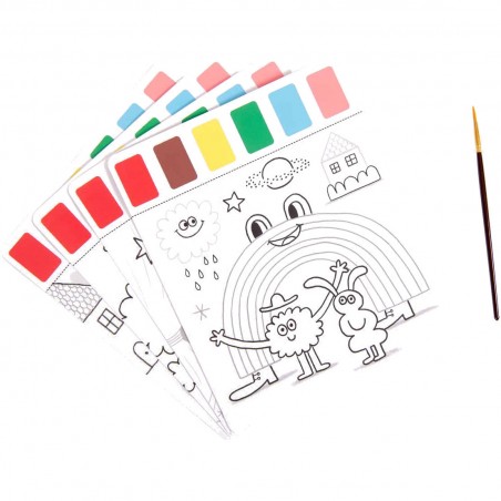 Peinture palette magique Les Schmouks - Moulin Roty