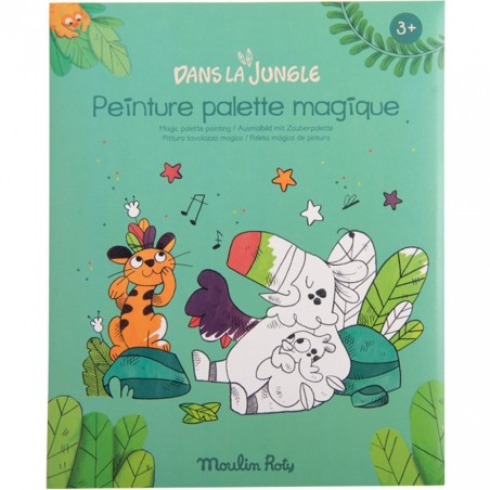 Peinture palette magique Dans la jungle - Moulin Roty
