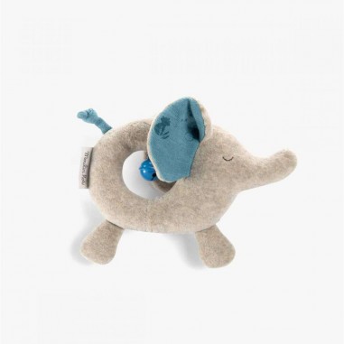 Anneau hochet éléphant Sous mon baobab - Moulin Roty