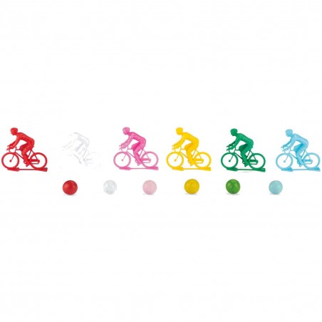 Jeu cyclistes avec billes - Fabrication Française - Moulin Roty