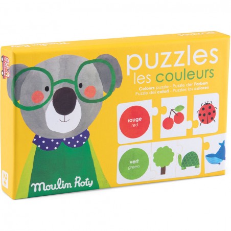 Puzzles Les couleurs Les Popipop - Puzzle éducatif - Moulin Roty