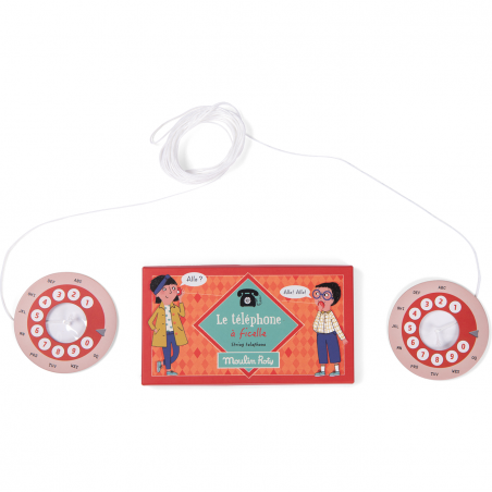 Téléphone à ficelle Les Petites Merveilles - Moulin Roty