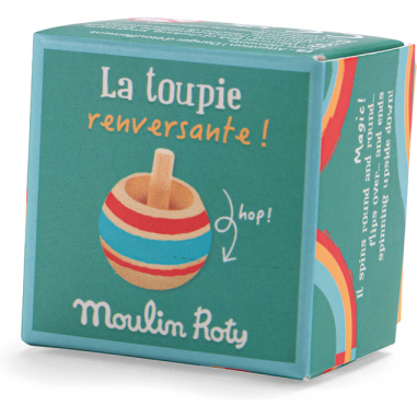 Toupie renversante bleue - Moulin Roty