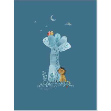 Set de 3 affiches Sous mon Baobab - Décoration - Moulin Roty