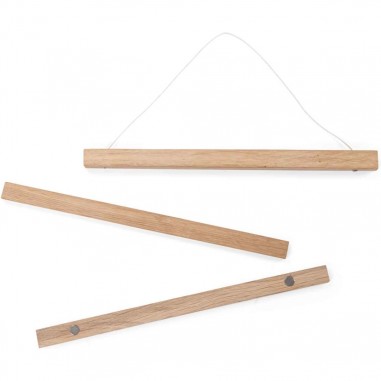 Porte-affiche magnétique en bois - Moulin Roty