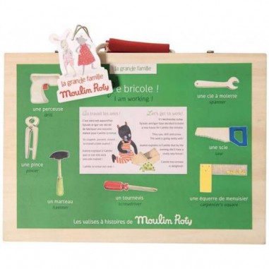 Valise je bricole La Grande Famille - Moulin Roty