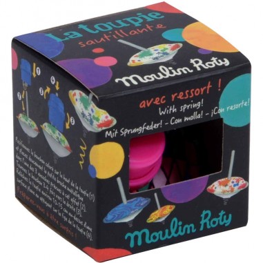 Toupie sautillante rose - Les Petites Merveilles - Moulin Roty