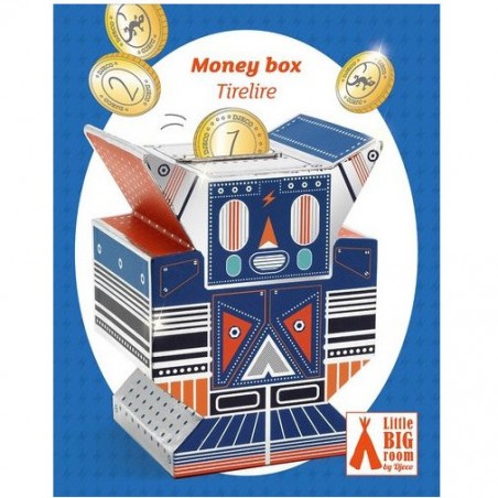 Tirelire Robot - Djeco - Un jeu Djeco - Little Big Room By Djeco