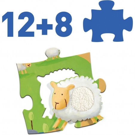 Puzzle tactilo Géant la Ferme - Jeux classiques - Jeux de société - Djeco