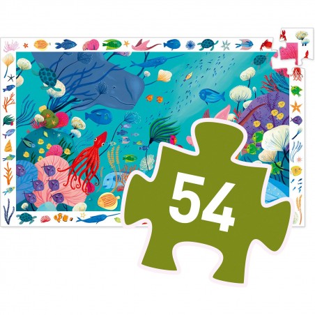 Puzzle d'Observation Aquatique - 54 Pièces - Djeco