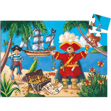 Puzzle 36 Pièces Le Pirate et Son Tresor