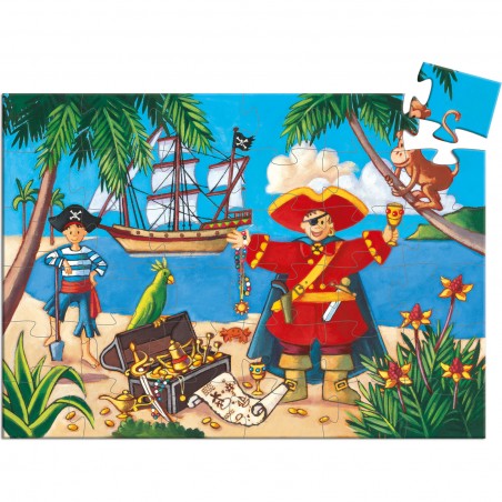 Puzzle 36 Pièces Le Pirate et Son Tresor