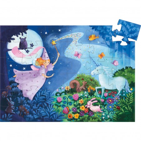 Puzzle 36 Pièces La Fée et La Licorne