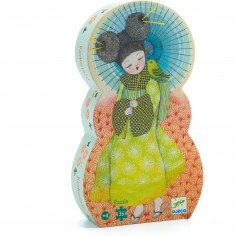 Puzzle silhouette Kokeshi de - 36 pièces - Djeco