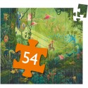 Puzzle dans la jungle de 54 pièces avec boite silhouette by - Djeco
