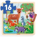 Puzzle Bois - Puzzlo Forest - 16 pièces - Djeco