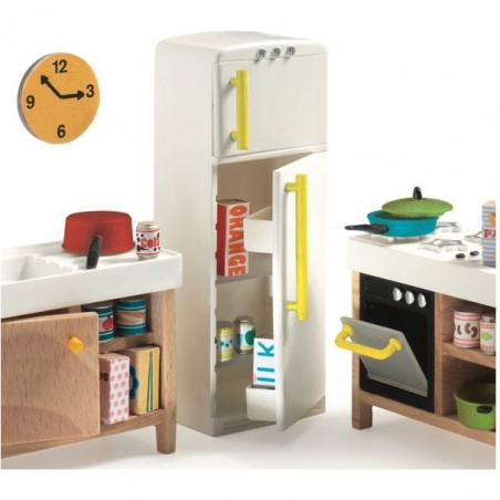 La cuisine - mobilier maison de poupée - Un jeu - Djeco