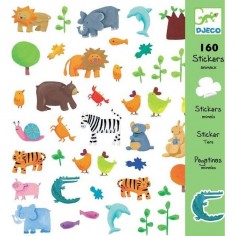 Stickers Papiers Animaux
