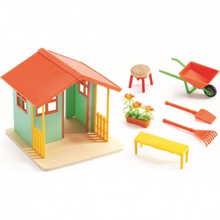 Maison de poupées : maison de jardin - Djeco
