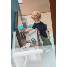 La salle de bain - mobilier maison de poupée - Djeco 2