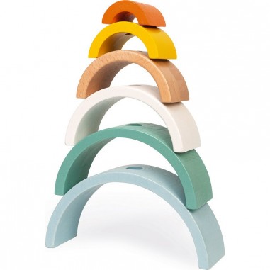 Tortue à promener en bois Arc en ciel Sweet Cocoon - Janod