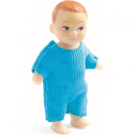 Maison de poupée : figurine bébé sacha - Djeco