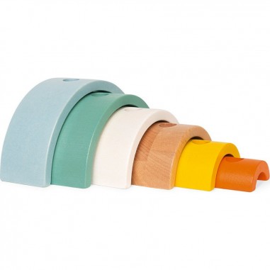 Tortue à promener en bois Arc en ciel Sweet Cocoon - Janod