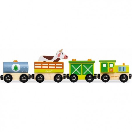 Train en bois Ferme - Janod