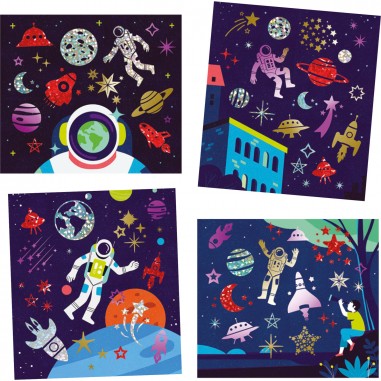 Artistic patch cosmos métal - loisirs créatifs - Djeco