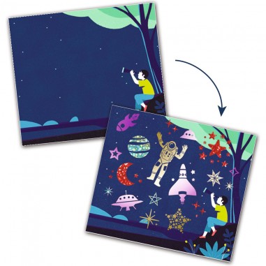 Artistic patch cosmos métal - loisirs créatifs - Djeco