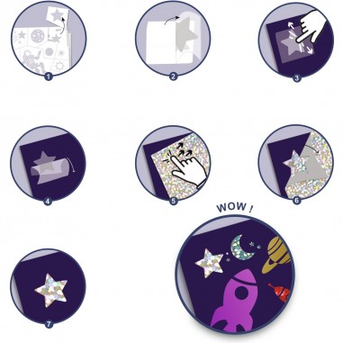 Artistic patch cosmos métal - loisirs créatifs - Djeco