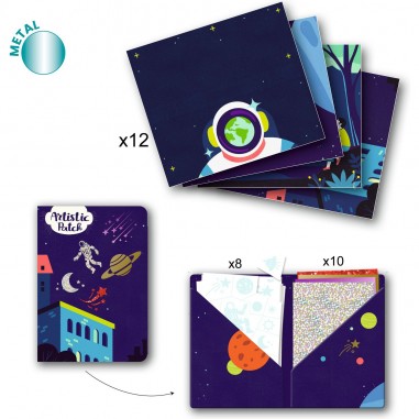 Artistic patch cosmos métal - loisirs créatifs - Djeco