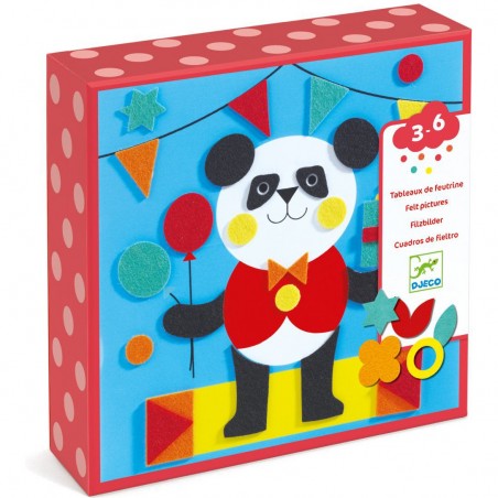 Coffret collage : douces créatures - Djeco