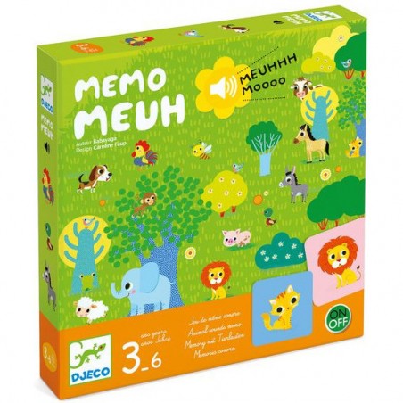 Memo meuf - jeu de mémoire sonore - Djeco