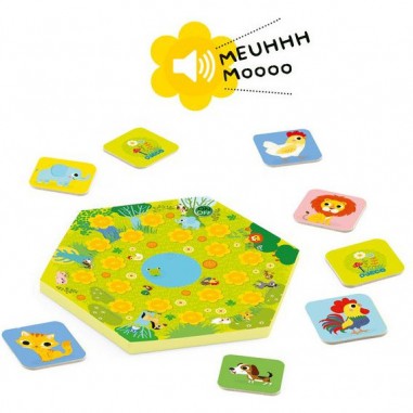 Memo meuf - jeu de mémoire sonore - Djeco