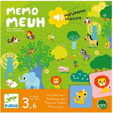 Memo meuf - jeu de mémoire sonore - Djeco