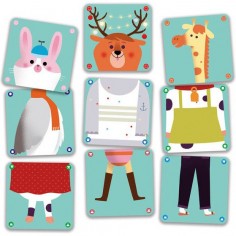 Jeu de Cartes Animomix Enfant - Dès 3 Ans - Djeco 2
