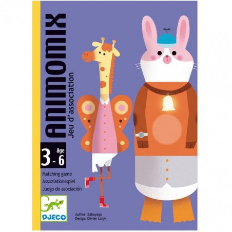 Jeu de Cartes Animomix Enfant - Dès 3 Ans - Djeco