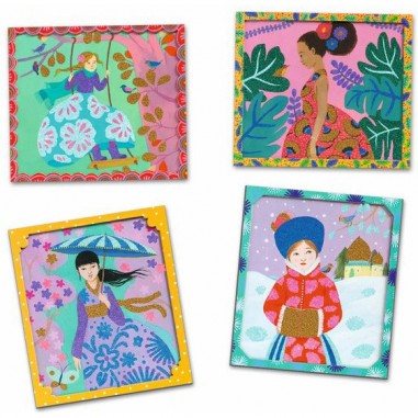 Microbilles autour du monde Artistic Beads - Djeco