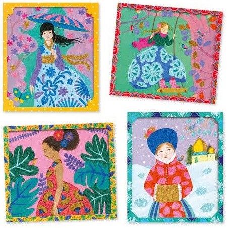 Microbilles autour du monde Artistic Beads - Djeco