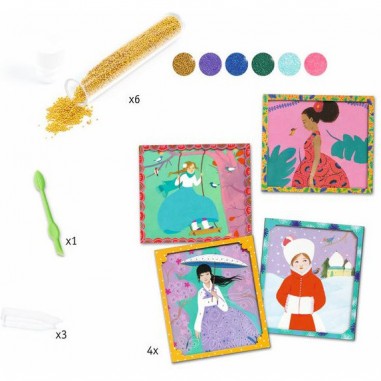 Microbilles autour du monde Artistic Beads - Djeco