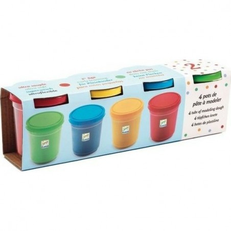 4 Pots de Pâte à modeler - Djeco
