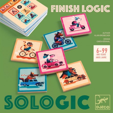 Finish Logic Sologic - Jeu de logique - Djeco