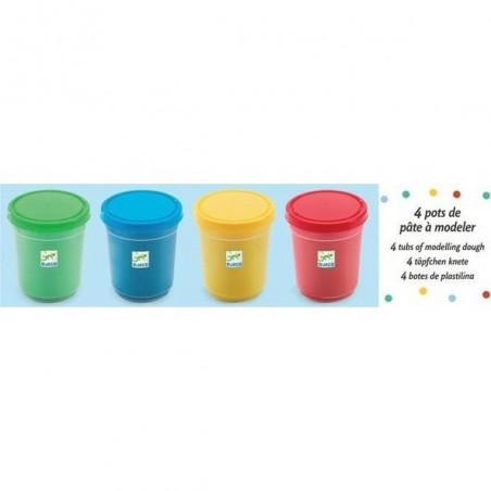 4 Pots de Pâte à modeler - Djeco