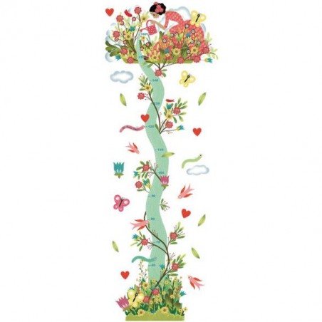 Toise Jeune fille au jardin - Djeco - Un jeu Djeco - Little Big Room By Djeco