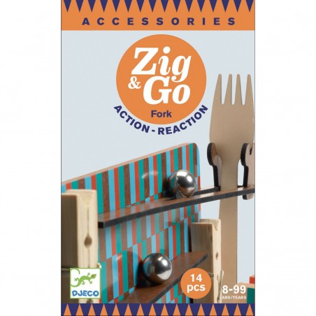 Zig and Go Fork 14 pièces - Un jeu - Djeco