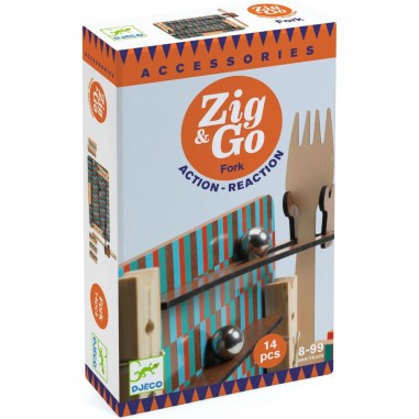Zig and Go Fork 14 pièces - Un jeu - Djeco