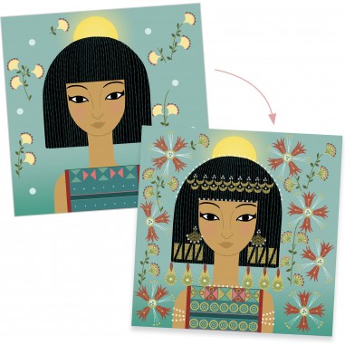 Tampons Motifs et parures - Activité créative enfant - Djeco
