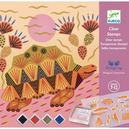 Tampons Motifs et pelages - Activité créative enfant - Djeco